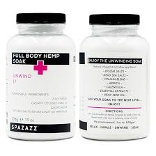 Spazazz Hemp Crystals Unwind -19oz 