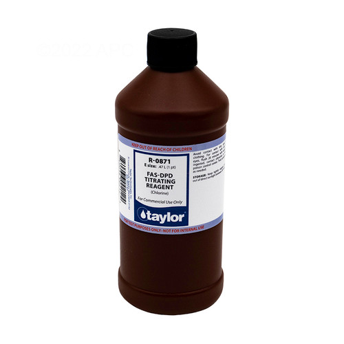 Taylor R-0871 FAS-DPD Titrating Reagent 16oz