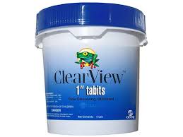 Clear View - 1" Chlorine Tabits 5lb