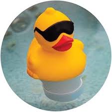 Duck Small Spa 1" Tab Feeder Float