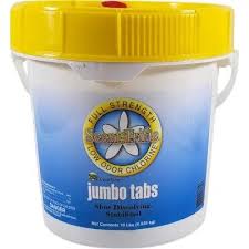 ClearView Jumbo Chlorine Tabs - 3"-10lbs