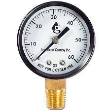 Pressure Gauge Bottom Mount