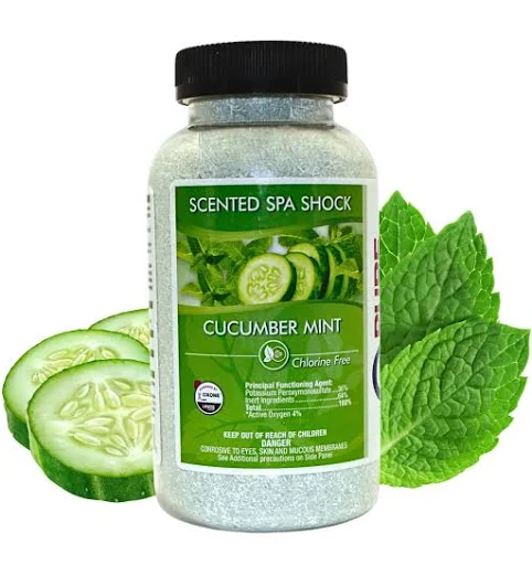  Scented Spa Shock Cucumber Mint -1.875 lbs