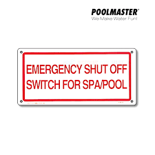 Emergency Shut Off Switch Sign